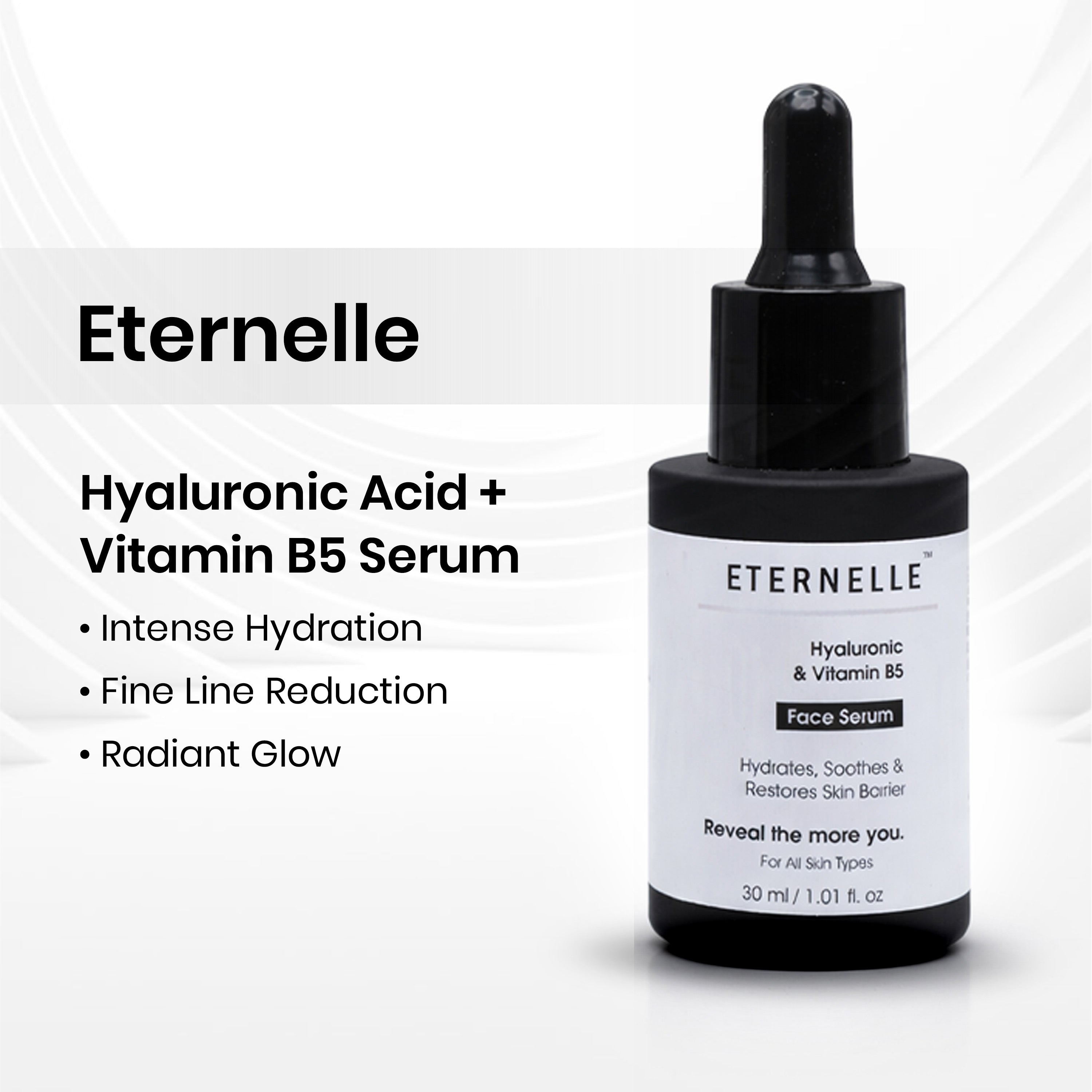 Hyaluronic acid + Vitamin B5