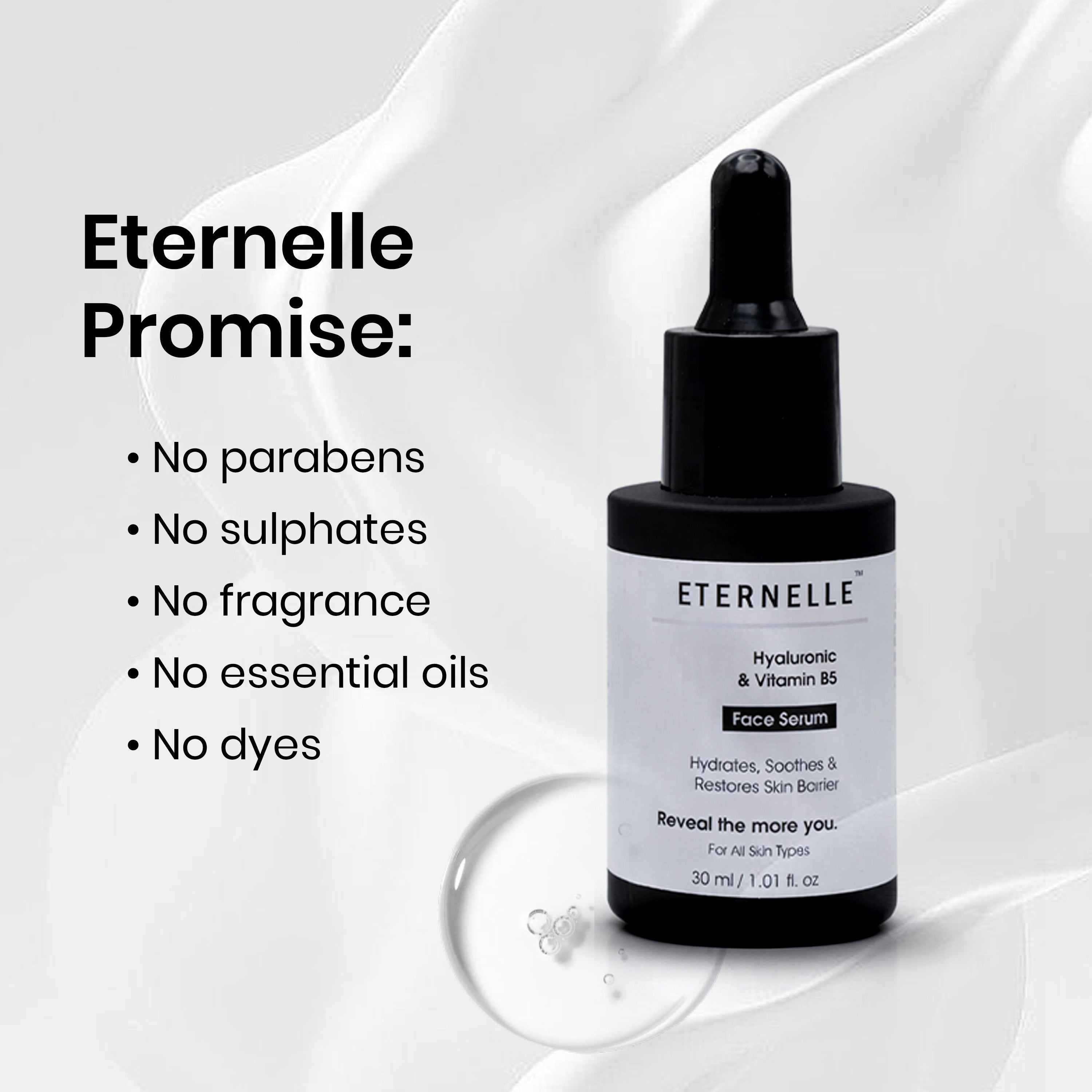 Hyaluronic acid + Vitamin B5